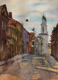 old Kaunas by Natalia Mikhalchuck