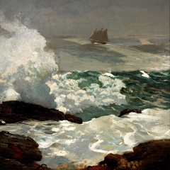 On a Lee Shore by Winslow Homer