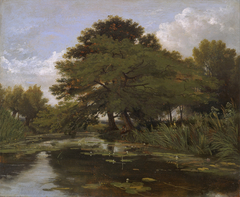 On the Isis, Waterperry, Oxfordshire by William Alfred Delamotte