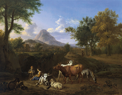 Pastoral Scene by Adriaen van de Velde