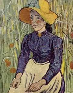 Portrait of Young Peasant Woman by Vincent van Gogh