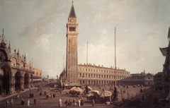 Piazza San Marco: Looking South-West by Canaletto