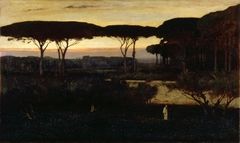 Pines and Olives at Albano by George Inness