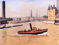 Port of Hamburg by Albert Marquet