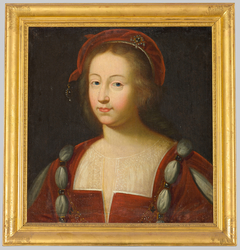 Portrait d'une femme au béret rouge by Anonymous