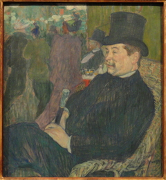 Portrait de Monsieur Delaporte au Jardin de Paris by Henri de Toulouse-Lautrec