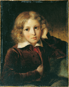 Portrait of a Boy by Josef Bayer