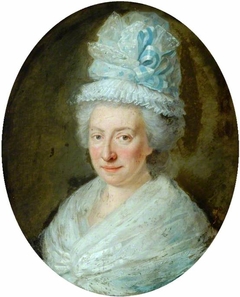 Portrait of a Lady in a White Dress by Henri-Pierre Danloux