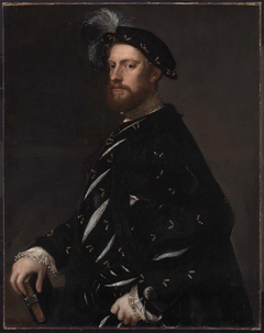 Portrait of a Man Holding a Book by Titian