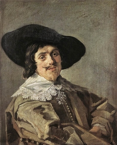 Portrait of a man in a Yellowish-gray Jacket by Frans Hals