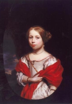 Portrait of Agatha van Loon (1666-1699) by Nicolaes Maes