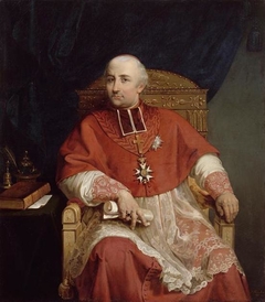 Portrait of cardinal Fesch by Jules Pasqualini