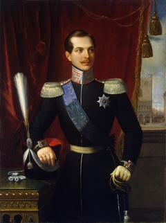 Portrait of Grand Duke Alexander Nikolayevich by Natale Schiavoni