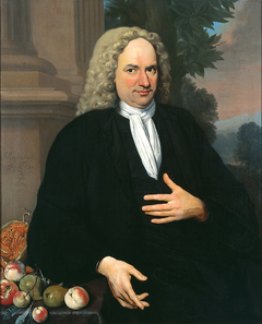 Portrait of Izak van Delden (?-?), echtgenoot van Sara de Boser (?-1743) by Jan Abel Wassenbergh