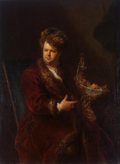 Portrait of Johann Melchior Dinglinger by Antoine Pesne