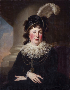 Portrait of Karolina née Sapieha 1.v.Potocka 2.v.Sołtyk by Marcello Bacciarelli