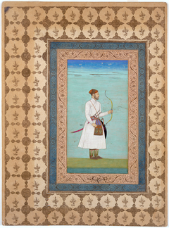 Portrait of Luhrāsp Khān, Son of Mahābat Khān,... by Indian