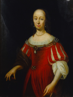 Portrait of Maria de Witt (1620-1681) by Anonymous