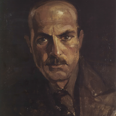 Portrait of Mohammad Salah Beydoun by Moustafa Farroukh