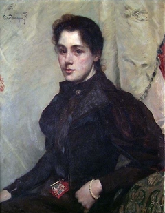 Portrait of Mrs. Ria Willams, b. Dick by Eilif Peterssen