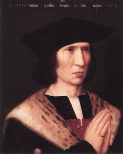 Portrait of Paulus de Nigro by Adriaen Isenbrandt