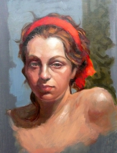 Portrait of Phoebe by Roz McQuillan