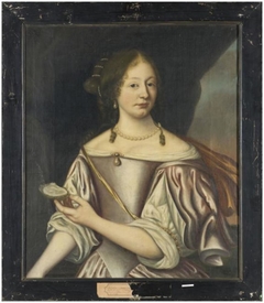 Portrait of Rixt Anna van Cammingha (1641-1712) by Julius de Geest