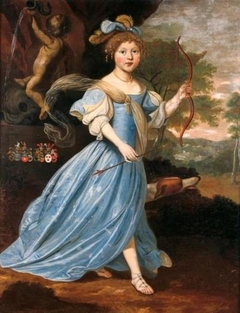 Portrait of Susanna Maria van Camstra (1670-1678) by Julius de Geest