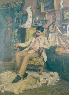 Portrait of Teixeira Lopes by Veloso Salgado