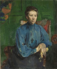 Portrait of Vedastine Aubert by Harriet Backer