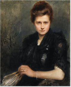 Portrait of Violet Osborne, Mrs Stockley (b.1866), Sister of Walter Osborne by Jack Butler Yeats