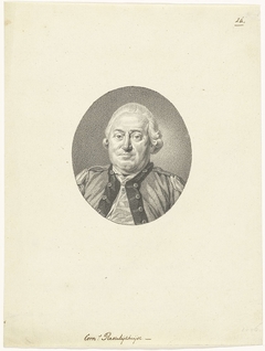 Portret van de werktuigkundige Cornelis Redelijkheid by Johannes Cornelis Mertens