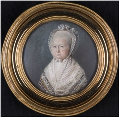 Portret van Elisabeth Anna van Aylva by Petrus Groenia