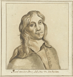 Portret van Jacob van der Does by Jacob Houbraken