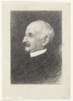 Portret van professor T.C. Asser by Hendrik Johannes Haverman