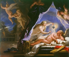 Psyche Discovering the Sleeping Cupid by Luca Giordano