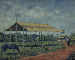 Rancho na Estrada de Sorocaba, 1830 by Adrien Henri Vital van Emelen