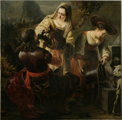 Rebecca and Eliezer at the Well by Ferdinand Bol