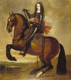 Ruiterportret van Willem II (1626-1650), prins van Oranje by Anselm van Hulle