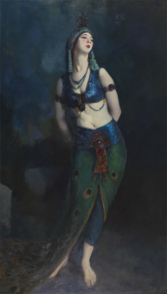 Ruth St. Denis in the Peacock Dance by Robert Henri