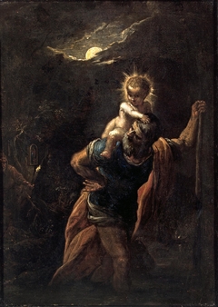 Saint Christopher by Adam Elsheimer