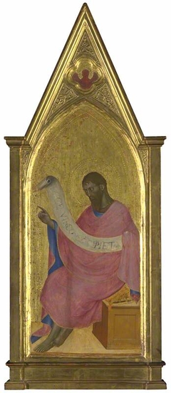 Saint John the Baptist: Right Pinnacle Panel by Giovanni da Milano