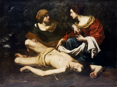 Saint Sebastian tended by Saint Irene by Nicolas Régnier