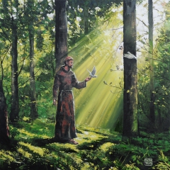 São Francisco de Assis / Saint Francis of Assisi by Milton Koji Nakata