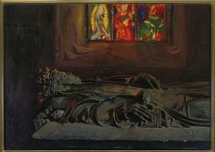 Sarcophagus of Queen Jadwiga by Leon Wyczółkowski