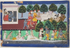 Scenes from Boyhood of Krishna by Anonymous