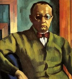 Self-portrait by Adolf Erbslöh