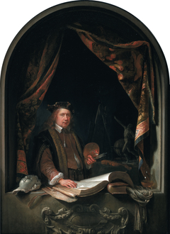 Self-portrait of Gerard Dou by Gerrit Dou