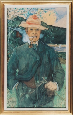 Självporträtt, 1903 by Carl Kylberg