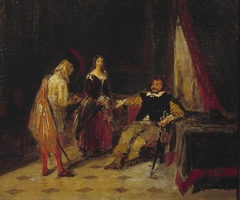 Sketch for ‘Twelfth Night’, Act I, Scene 3 by Charles Robert Leslie